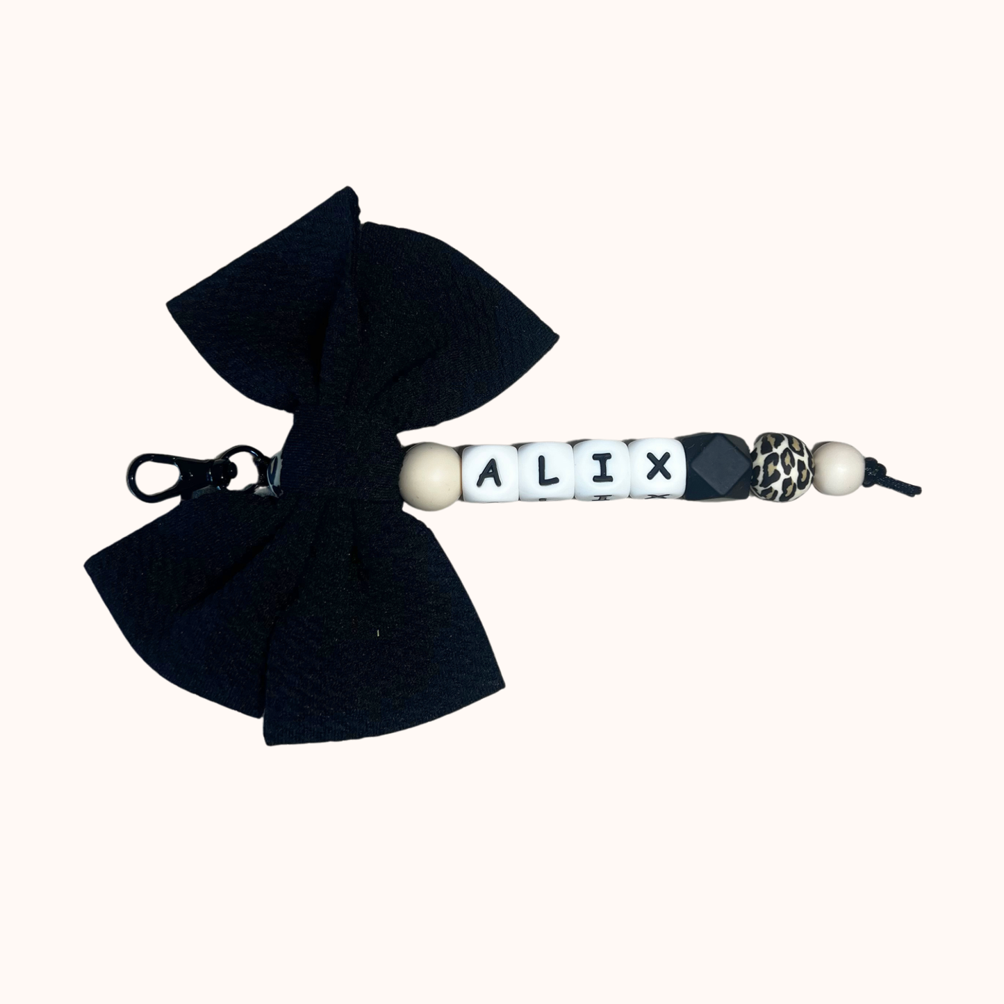 Sleutelhanger met strik Alix