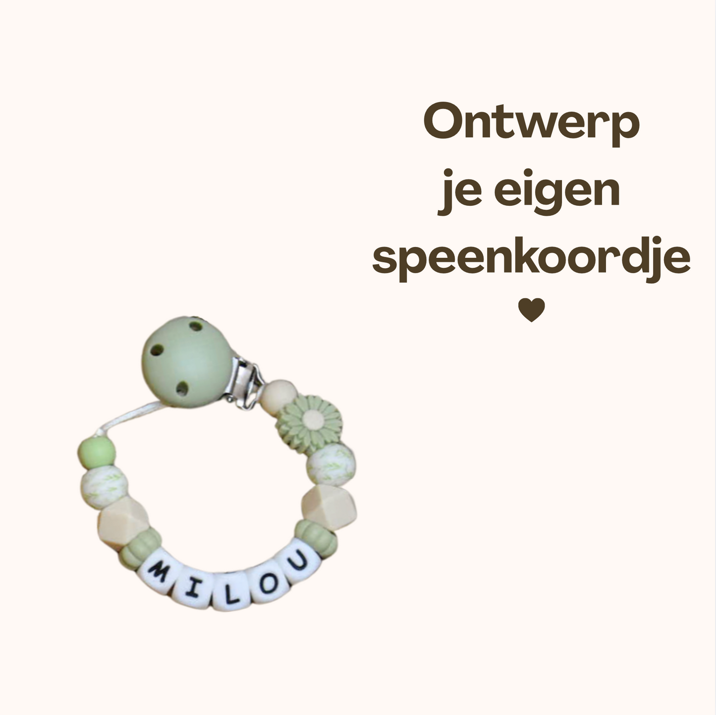 Ontwerp je eigen speenkoordje