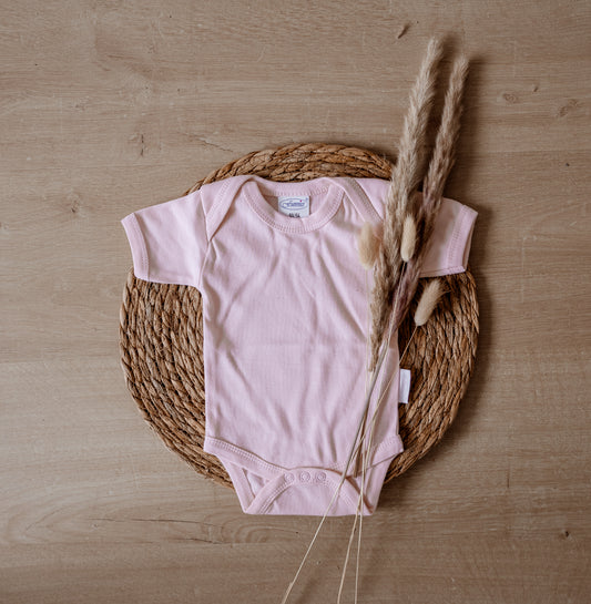 Romper met naam - roze