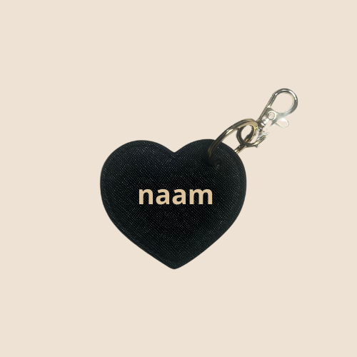 Luxe sleutelhanger met naam