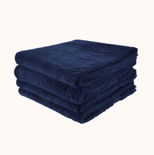 Gastendoekje met naam - blauw